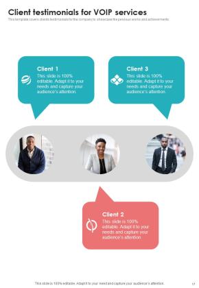 Voice Over Internet Protocol Telecommunications System Proposal Example Document Report Doc Pdf Ppt Slide17