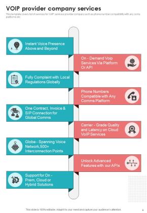 Voice Over Internet Protocol Telecommunications System Proposal Example Document Report Doc Pdf Ppt Slide06