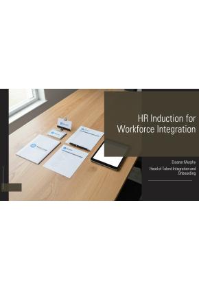 HR Induction For Workforce Integration PPT Example VM Slide01