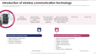 1G To 5G Wireless Communication System IT Introduction Of Wireless Communication Technology Download PDF