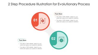 2 Step Procedure Illustration For Evolutionary Process Ppt PowerPoint Presentation File Visuals PDF
