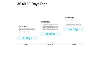 30 60 90 Days Plan Ppt PowerPoint Presentation File Ideas