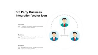 3Rd Party Business Integration Vector Icon Ppt PowerPoint Presentation File Outline PDF