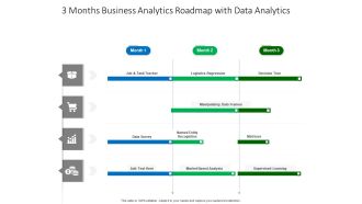 3 Months Business Analytics Roadmap With Data Analytics Structure
