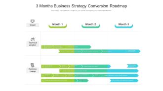 3 Months Business Strategy Conversion Roadmap Ideas