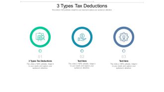 3 Types Tax Deductions Cpb Ppt PowerPoint Presentation Model Format Ideas Cpb Pdf