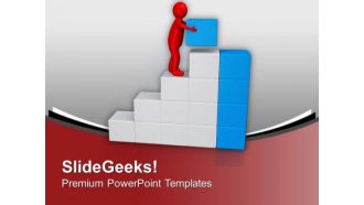 3d Man With Blue Cube PowerPoint Templates Ppt Backgrounds For Slides 0713