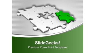 3d Representation Of Puzzle PowerPoint Templates Ppt Backgrounds For Slides 0413