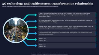 5G Technology And Traffic System Transformation Relationship Difference Between Introduction PDF