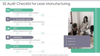 5S Audit Checklist For Lean Manufacturing Template PDF