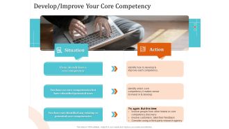 5 Pillars Business Long Term Plan Develop Improve Your Core Competency Slides PDF