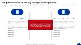5 Step Guide For Transitioning To Blue Ocean Strategy Using Blue Ocean With Existing Strategic Planning Microsoft PDF