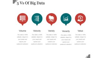 5 Vs Of Big Data Ppt PowerPoint Presentation Microsoft