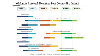 6 Months Research Roadmap Post Commodity Launch Formats