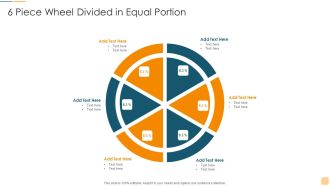 6 Piece Wheel Divided In Equal Portion Ppt Styles Inspiration PDF