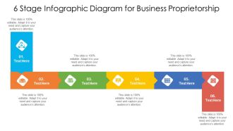 6 Stage Infographic Diagram For Business Proprietorship Ppt PowerPoint Presentation File Sample PDF