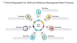 7 Petal Infographic For Software Release Management Best Practices Ppt PowerPoint Presentation File Portrait PDF