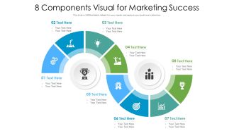 8 Components Visual For Marketing Success Ppt File Inspiration PDF