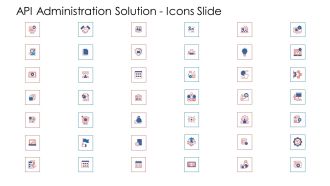 API Administration Solution Icons Slide Ppt Pictures Objects PDF