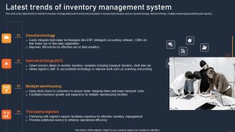 ATS Administration To Improve Latest Trends Of Inventory Management System Infographics PDF