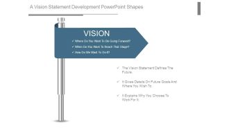 A Vision Statement Development Powerpoint Shapes