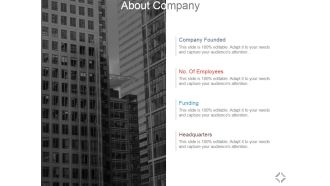 About Company Ppt PowerPoint Presentation Summary Graphics Design
