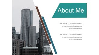 About Me Ppt PowerPoint Presentation Professional Sample