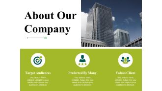 About Our Company Ppt PowerPoint Presentation Slides Example Topics