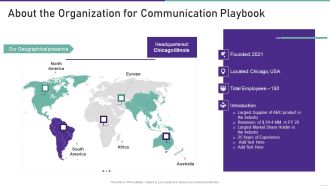 About The Organization For Communication Playbook Rules PDF