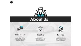 About Us Creative Professional Ppt PowerPoint Presentation Example 2015
