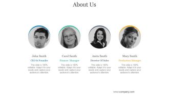 About Us Ppt PowerPoint Presentation Infographic Template
