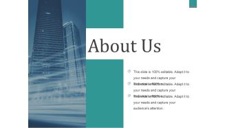 About Us Ppt PowerPoint Presentation Inspiration Slide Portrait