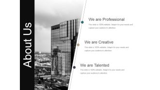 About Us Ppt PowerPoint Presentation Show Display