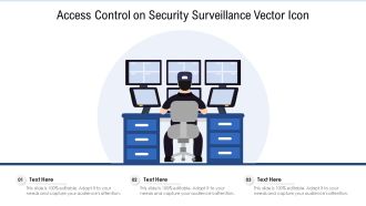 Access Control On Security Surveillance Vector Icon Ppt PowerPoint Presentation Gallery Graphics Download PDF