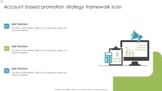 Account Based Promotion Strategy Framework Icon Rules PDF