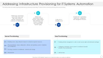 Addressing Infrastructure Provisioning For IT Systems Automation Topics PDF