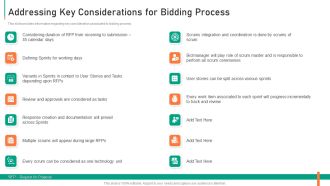Addressing Key Considerations For Bidding Process Download PDF