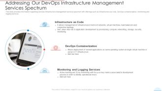Addressing Our Devops Infrastructure Management Services Spectrum Portrait PDF