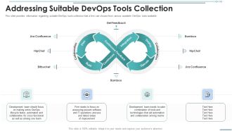 Addressing Suitable Devops Tools Collection Demonstration PDF