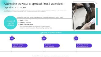 Addressing The Ways To Approach Brand Extensions Expertise Extension Professional PDF
