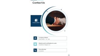 Administrating Business Tour And Travel Service Proposal Contact Us One Pager Sample Example Document
