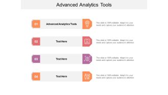 Advanced Analytics Tools Ppt PowerPoint Presentation Pictures Themes Cpb