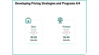 Advertisement Administration Developing Pricing Strategies And Programs Premium Ppt File Tips PDF