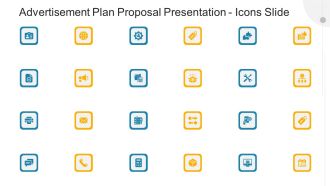 Advertisement Plan Proposal Presentation Icons Slide Ppt Show Images PDF