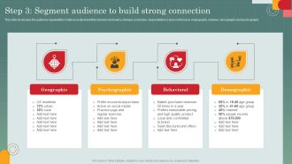 Advertising Programs Management Techniques Step 3 Segment Audience To Build Strong Connection Guidelines PDF