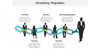 Advertising Regulation Ppt PowerPoint Presentation Visual Aids Gallery Cpb