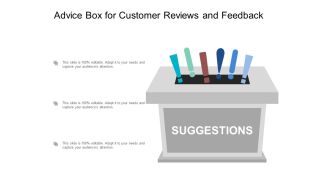 Advice Box For Customer Reviews And Feedback Ppt Powerpoint Presentation Outline Examples