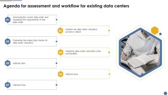 Agenda For Assessment And Workflow For Existing Data Centers Template PDF