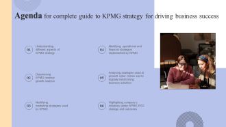 Agenda For Complete Guide To KPMG Strategy For Driving Business Success Brochure PDF