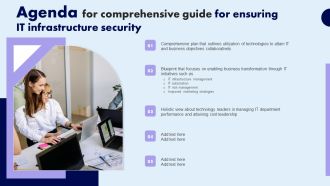Agenda For Comprehensive Guide For Ensuring IT Infrastructure Security Graphics PDF